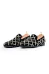 Buy_Vantier_Black Rocky Studded Slip-on Loafers _Online_at_Aza_Fashions