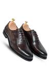 Buy_Vantier_Brown Mason Bruno Lace-up Leather Brogue Shoes _at_Aza_Fashions