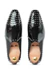 Shop_Vantier_Black Studs Studded Patent Leather Slip-on Loafers _at_Aza_Fashions