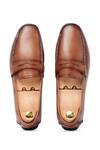 Shop_Vantier_Brown Markchapman Driving Plain Moccasins _at_Aza_Fashions