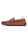 Vantier_Brown Markchapman Driving Plain Moccasins _Online_at_Aza_Fashions