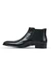 Vantier_Black Brogue Porto Rica Chelsea Chukka Boots _Online_at_Aza_Fashions