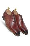 Buy_Vantier_Brown Engraved Olga Lace-up Shoes _at_Aza_Fashions