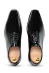Shop_Vantier_Black Plain Gabriel Oxford Patent Leather Shoes _at_Aza_Fashions