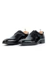 Vantier_Black Plain Gabriel Oxford Patent Leather Shoes _Online_at_Aza_Fashions