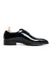 Shop_Vantier_Black Plain Gabriel Oxford Patent Leather Shoes _Online_at_Aza_Fashions