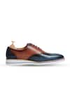 Vantier_Blue Brogue Ethen Oxford Shoes _Online_at_Aza_Fashions