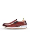 Buy_Vantier_Brown Cory Anderson Leather Sneakers _Online_at_Aza_Fashions