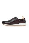 Shop_Vantier_Brown Adam Jeferry Leather Sneakers _Online_at_Aza_Fashions