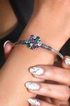 Buy_Noor_Multi Color Cut Work Floral Bangle_at_Aza_Fashions