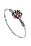 Noor_Multi Color Cut Work Floral Bangle_Online_at_Aza_Fashions