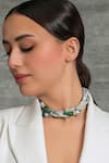 Shop_joules by radhika_Multi Color Bead Posh Work Choker _Online_at_Aza_Fashions