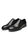 Buy_Dang Shoes_Black Brogue Pattern Lace-up Shoes _at_Aza_Fashions