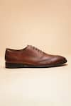 Dang Shoes_Brown Atom Brogue Eve Shoes  _Online_at_Aza_Fashions