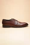 Dang Shoes_Brown Atom Derby Plain Office Shoes  _Online_at_Aza_Fashions