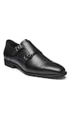 Shop_Dang Shoes_Black Boncourt Monk Strap Shoes  _at_Aza_Fashions