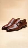 Buy_Dang Shoes_Brown Boncourt Double Strap Shoes  _at_Aza_Fashions