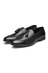 Buy_Dang Shoes_Black Harold Front Tassel Embellished Loafers  _at_Aza_Fashions