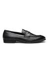 Dang Shoes_Black Croco Loafers  _Online_at_Aza_Fashions