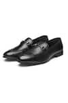 Buy_Dang Shoes_Black Raj Front Buckle Loafers  _at_Aza_Fashions