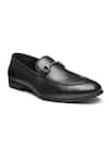 Shop_Dang Shoes_Black Raj Front Buckle Loafers  _at_Aza_Fashions