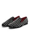 Buy_Dang Shoes_Black Spike Stud Embellished Shoes  _at_Aza_Fashions