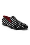 Shop_Dang Shoes_Black Spike Stud Embellished Shoes  _at_Aza_Fashions