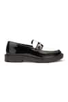 Dang Shoes_Black Geob Theater Colorblock Loafers_Online_at_Aza_Fashions