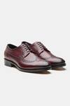 Buy_Kozasko_Maroon Goodyear Welted Longwing Blucher Shoes _at_Aza_Fashions