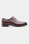 Kozasko_Maroon Goodyear Welted Longwing Blucher Shoes _Online_at_Aza_Fashions