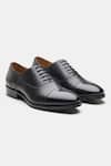 Buy_Kozasko_Black Goodyear Welted Captoe Oxford Shoes _at_Aza_Fashions