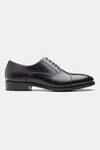 Kozasko_Black Goodyear Welted Captoe Oxford Shoes _Online_at_Aza_Fashions
