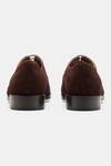 Shop_Kozasko_Brown Suede Derby Shoes _Online_at_Aza_Fashions