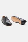 Buy_Kozasko_Black Goodyear Welted Captoe Oxfords _at_Aza_Fashions