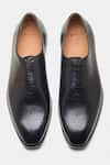 Shop_Kozasko_Black Goodyear Welted Captoe Oxfords _at_Aza_Fashions