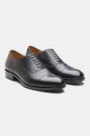 Buy_Kozasko_Black Goodyear Welted Classic Captoe Oxfords _at_Aza_Fashions