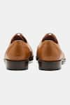 Buy_Kozasko_Brown Goodyear Welted Semi Brogue Derby Shoes _Online_at_Aza_Fashions