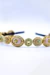 Buy Foot Fuel Gold Beads, Crystals Floral Embellished Hairband Online at Aza Fashions Buy_Foot Fuel_Gold Beads, Crystals Floral Embellished Hairband _Online_at_Aza_Fashions
