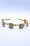 Buy_Foot Fuel_Gold Bead Crystal Embellished Hairband _at_Aza_Fashions