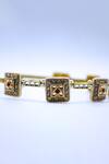 Foot Fuel_Gold Bead Crystal Embellished Hairband _Online_at_Aza_Fashions