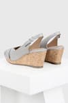 Buy_OROH_Grey Segovia Criss Cross Wedges _Online_at_Aza_Fashions