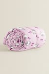 Shop_The Baby Atelier_Pink Organic Cotton Print Sheep Junior Quilt _at_Aza_Fashions