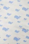 The Baby Atelier_Blue Organic Cotton Print Whale Junior Quilt _Online_at_Aza_Fashions