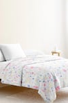 Buy_The Baby Atelier_Multi Color Organic Cotton Print Flower Junior Quilt _at_Aza_Fashions