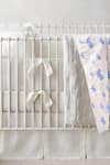 Buy_The Baby Atelier_Blue Organic Cotton Whale Print Baby Quilt _at_Aza_Fashions