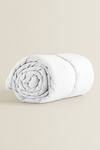 The Baby Atelier_White Organic Cotton Duvet Cover _Online_at_Aza_Fashions