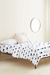 Buy_The Baby Atelier_White Organic Cotton Dolphin Print Duvet Cover _at_Aza_Fashions