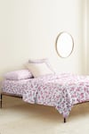 Buy_The Baby Atelier_Red Organic Cotton Flower Print Duvet Cover _at_Aza_Fashions