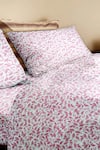 Shop_The Baby Atelier_Red Organic Cotton Flower Print Duvet Cover _at_Aza_Fashions