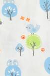 Shop_The Baby Atelier_White Organic Cotton Birdie Print Hooded Towel Set_Online_at_Aza_Fashions